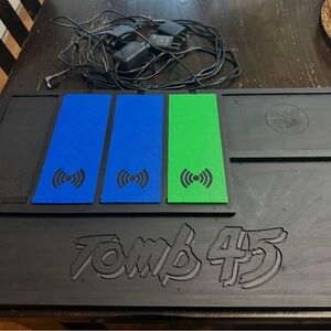 Tomb 45 Charging Mat with Blue and Green Pads
